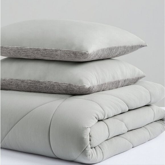 Ugg Corey Twin/Twin XL Comforter Set- Seal Grey - Picture 4 of 8